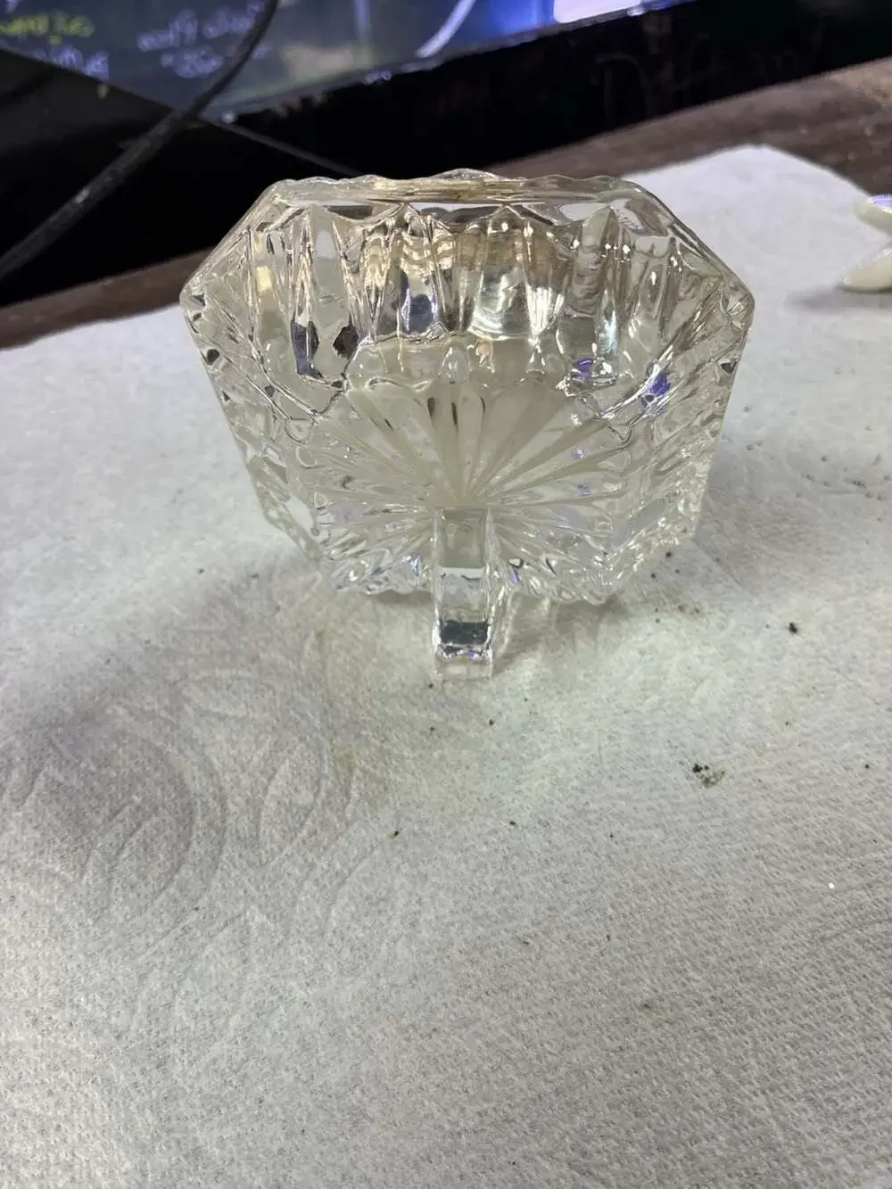 Shannon Emerald Crystal Desk Clock